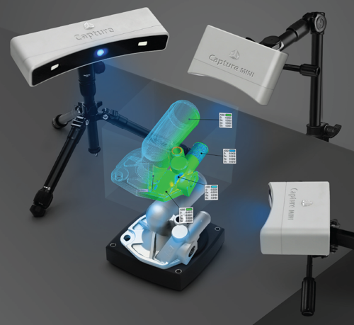 3d systems capture blue light 3d scanner
