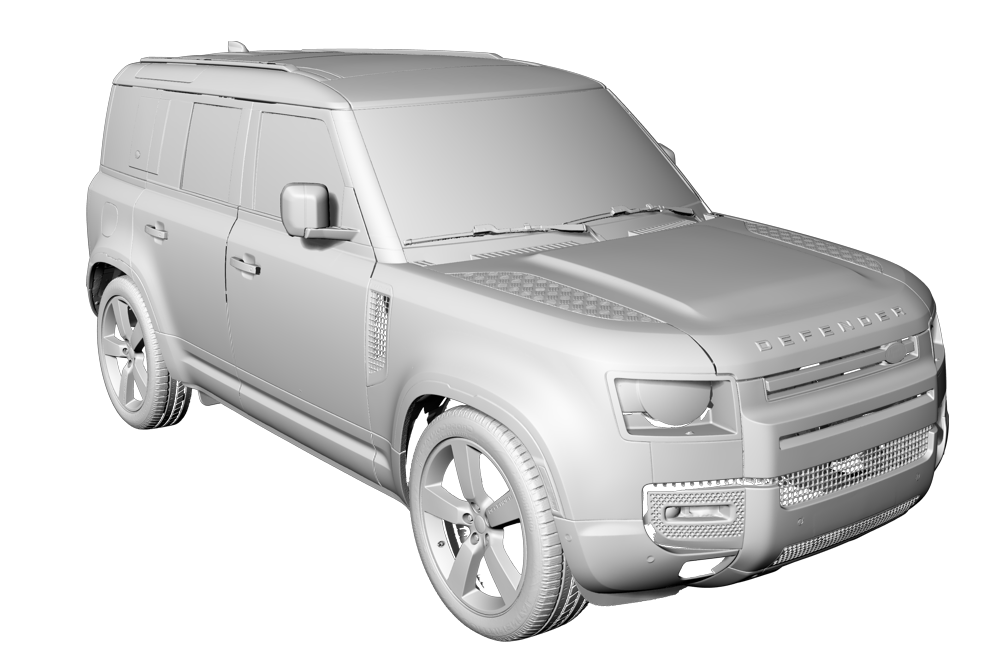 3D Car scanning - Land Rover Defender